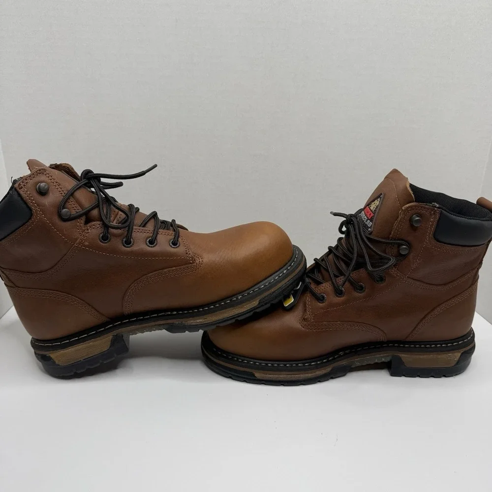 Rocky IronClad USA RKK0330 Steel Toe Waterproof Work Boots Mens 9M New